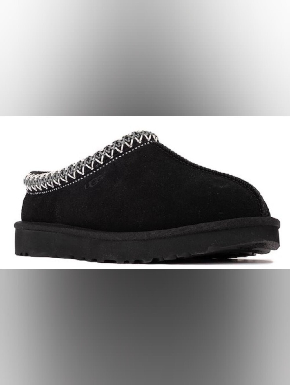 UGG® Tasman II Slippers - Black Women's Size 8 Used Exc MSRP $129.99